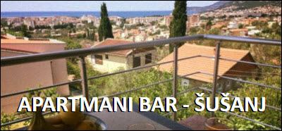 APARTMANI BAR - ŠUŠANJ